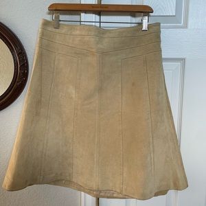 Tan Suede Skirt